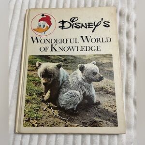Disney's Wonderful World of Knowledge Book volume 1 1971 Vintage